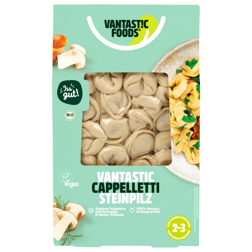 Vantastic Foods Bio Cappelletti Steinpilz vegan 250g